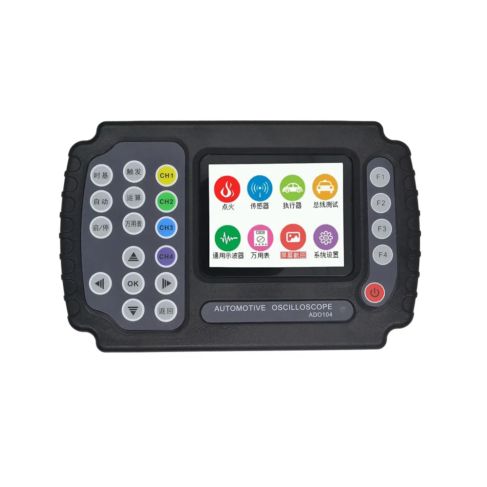 Portable Digital Handheld Storage Oscilloscope ADO 102/104 double channels/four channels Oscilloscope for car repair