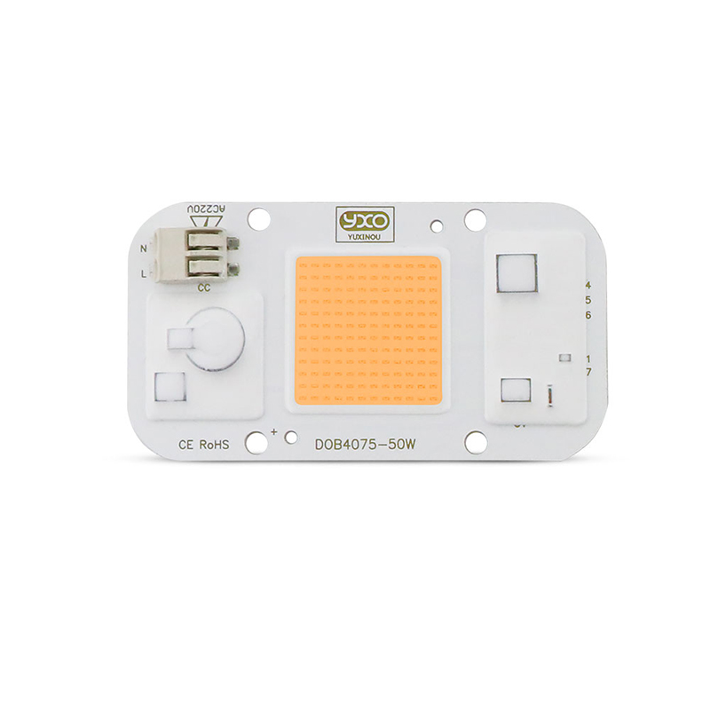 High Quality Energy Saving Cold / Warm White Cob Led Lamp Chip Ac 220V 3000K-6500K Led Chip