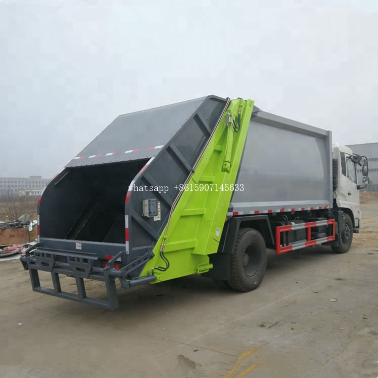 Dongfeng tianjin 15 кубических метров, компрессионный мусоровоз, гидравлический уплотнитель для мусора