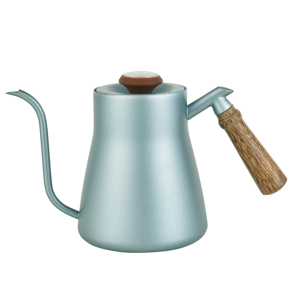 Black hand brewing pot 304 stainless steel coffee pot Long mouth small mouth coffee kettle
