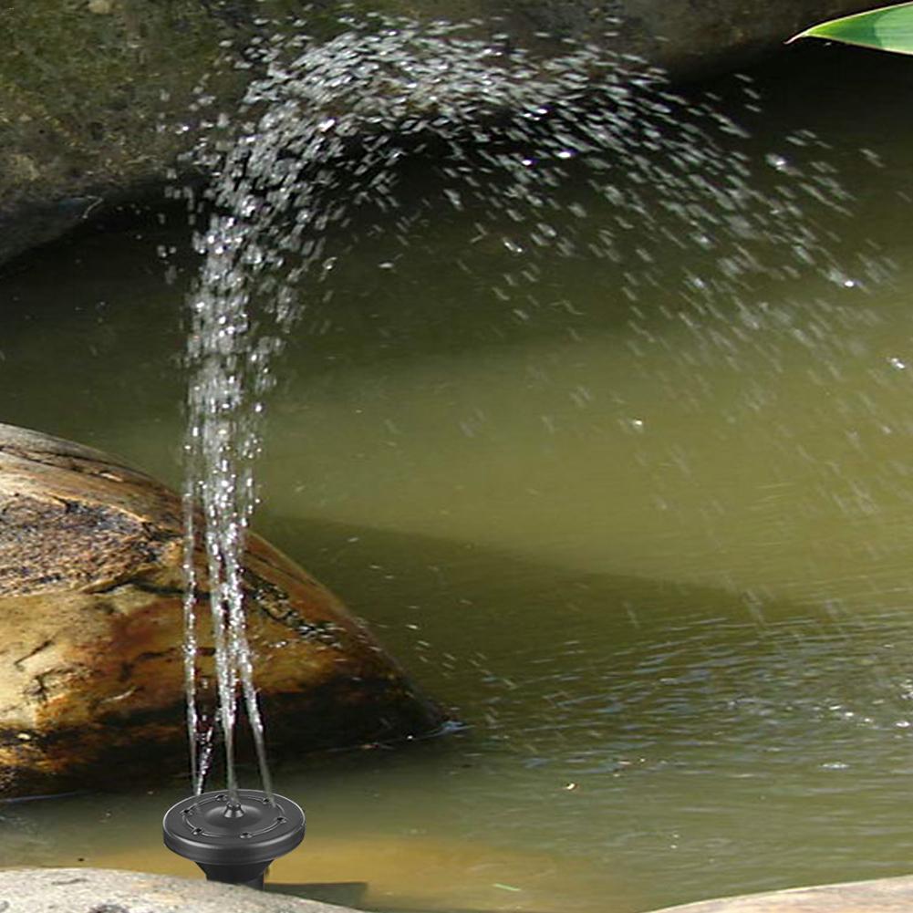 Upgraded Solar Fountain Pump Free Standing Outdoor Solar Water Fountain for Garden Small Pond Fish Pool