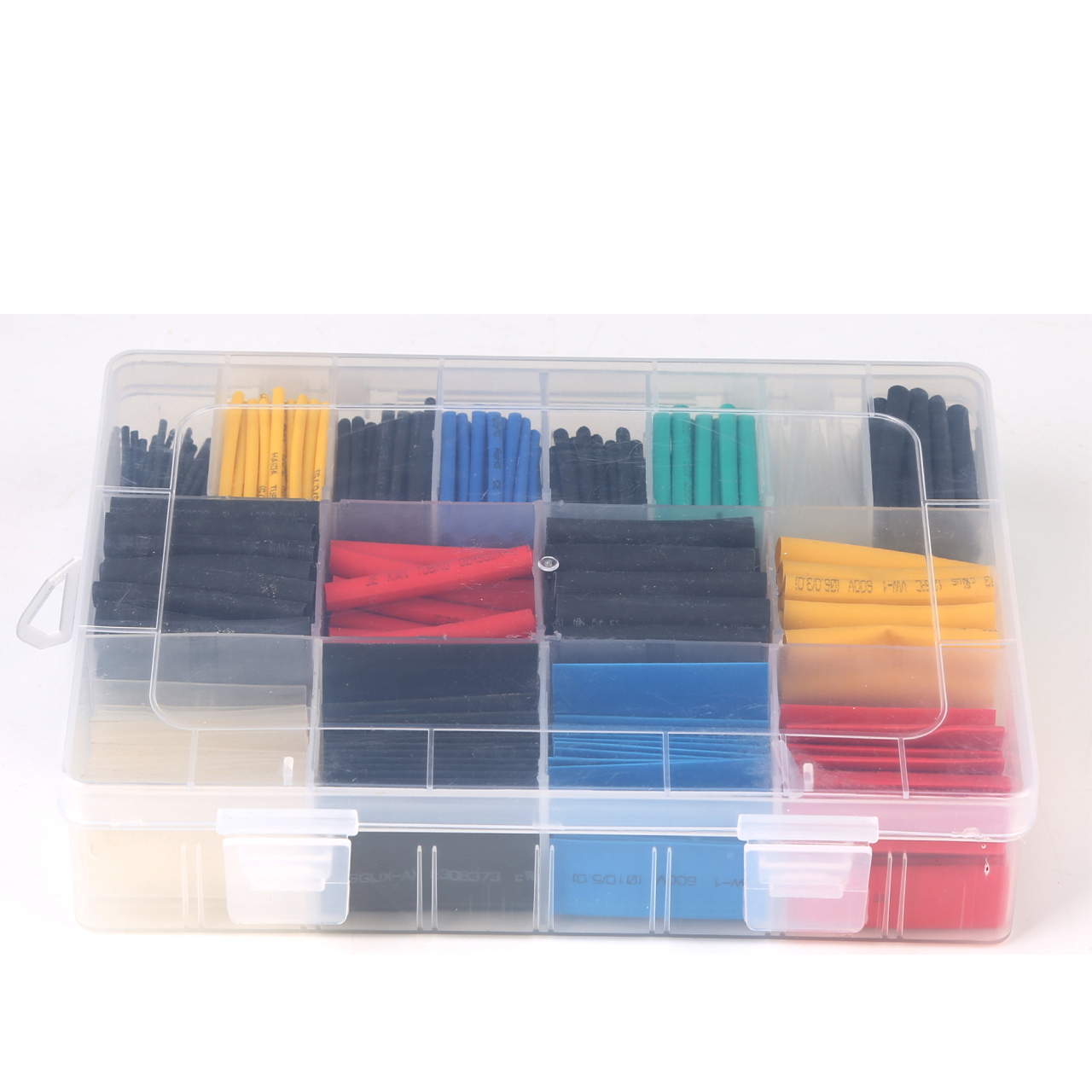 environmental protection thin wall transparent roll kit shrinking pack pe 580pcs/set heat shrink tube transparent