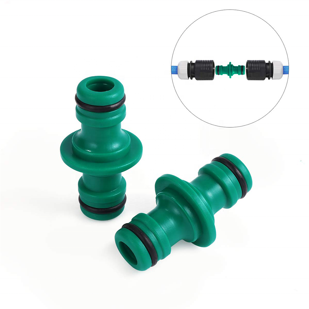 Swivel hose connector water pipe fittings abs 2 way plastic hose connector