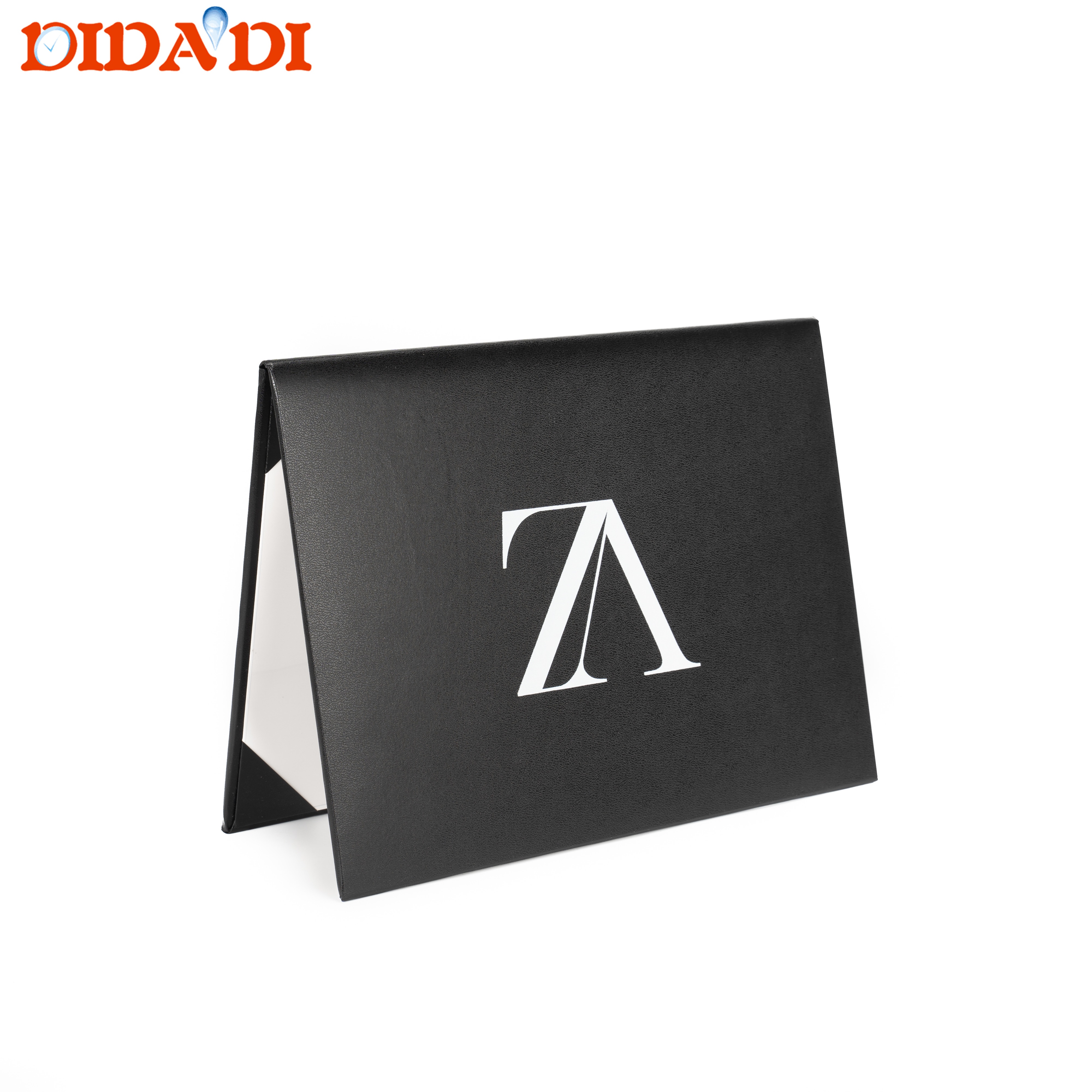 Black Graduate Padded Certificate Folder With Custom Logo