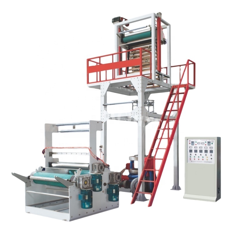 HDPE-LDPE полиэтиленового пакета пленки дуя машина пластиковые экструдер пленки дуя машина