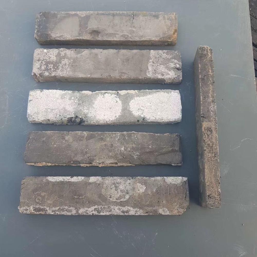 Серый кирпичный шпон старая Reclaimed огнеупорная кирпичная стена облицовочная панель