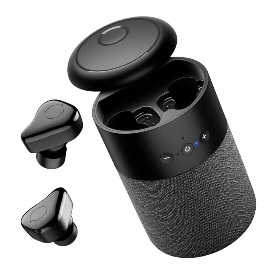 CASUN тканевый Портативный bt беспроводной динамик bluetooth с tws наушники-вкладыши
