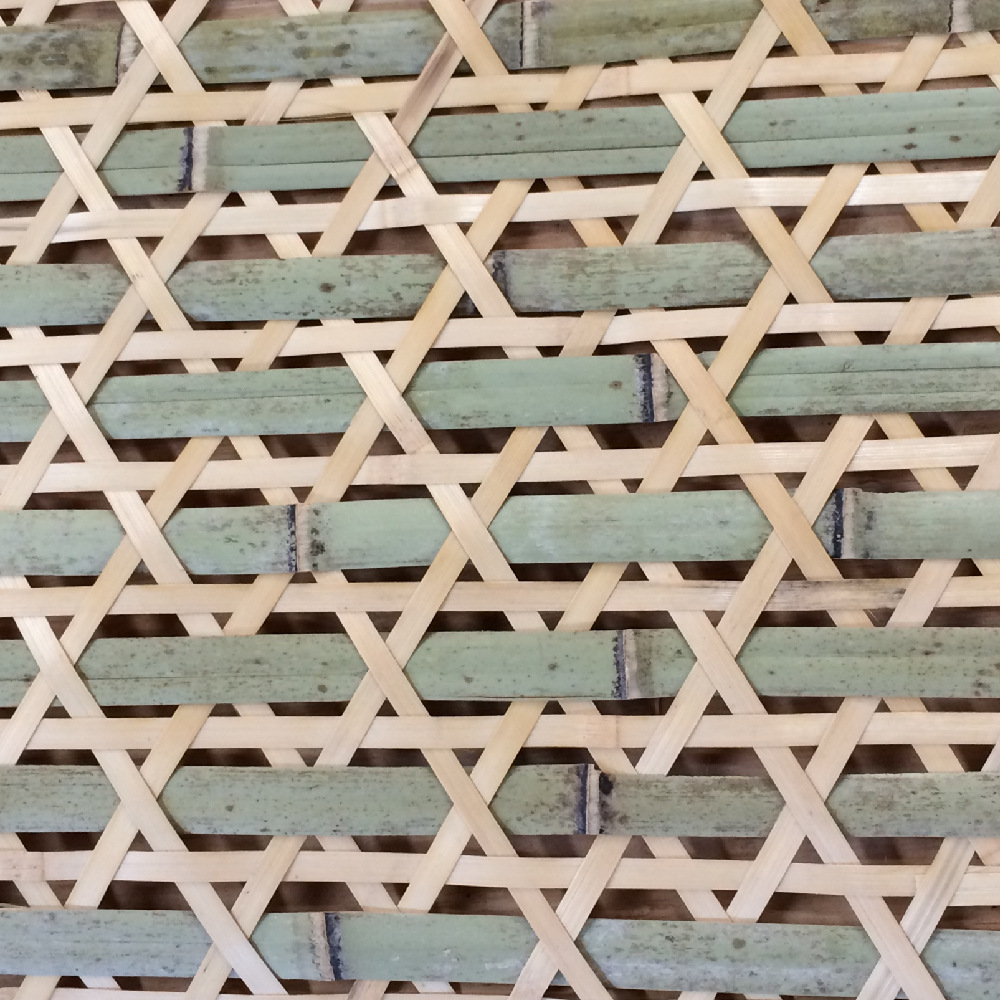 China Handwoven Natural Bamboo Fiber Panel Raw Material Wall Decoration for Home Garden Bamboo Weaving Decoration