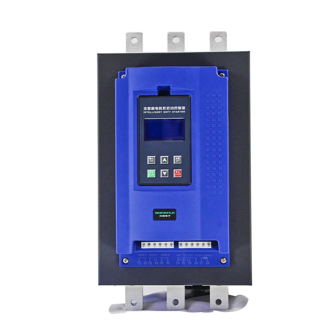 Best factory price CE online 11KW 22A 15HP pump motor soft starter 3 phase 220V/400V/500V