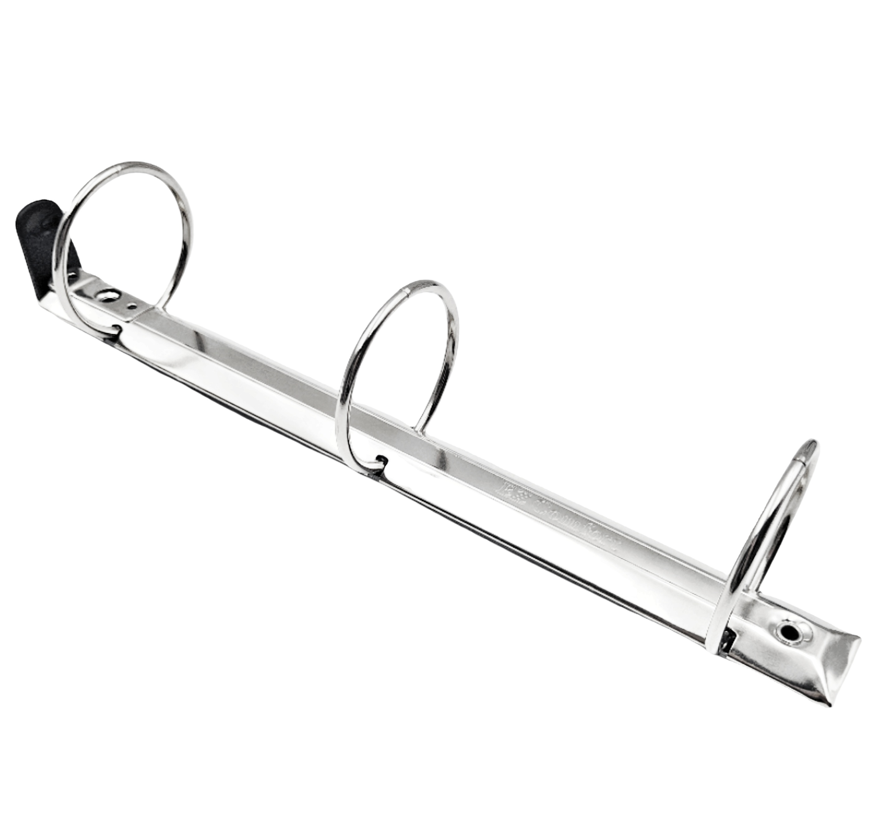 International metal 3 ring binder clip with lock and single switch stationery accessories