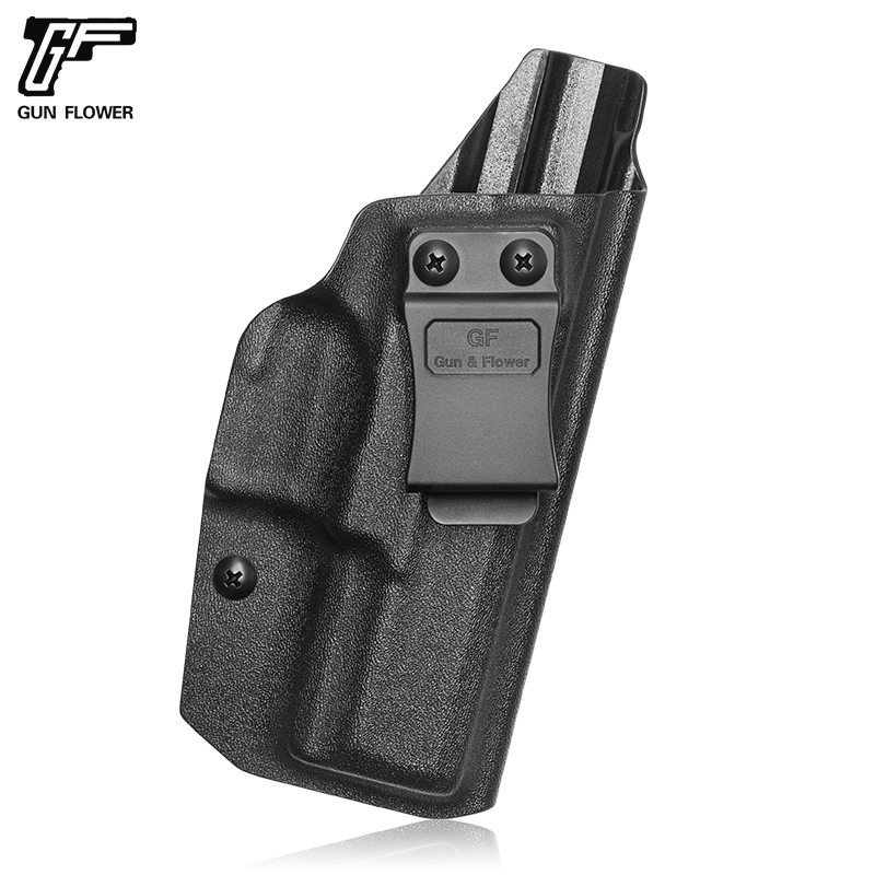 Тактическое снаряжение Gun & Flower IWB Kydex, кобура с кожаной подкладкой для Телец TS9 G2C CZ P09 07 10C Спрингфилд XDS