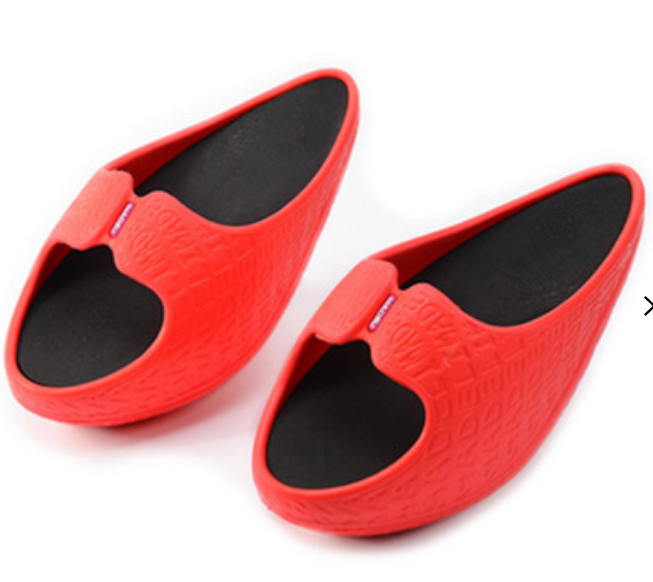 Rocker Bottom postpartum body shaping shoes EVA legs slimming balance sandal slippers