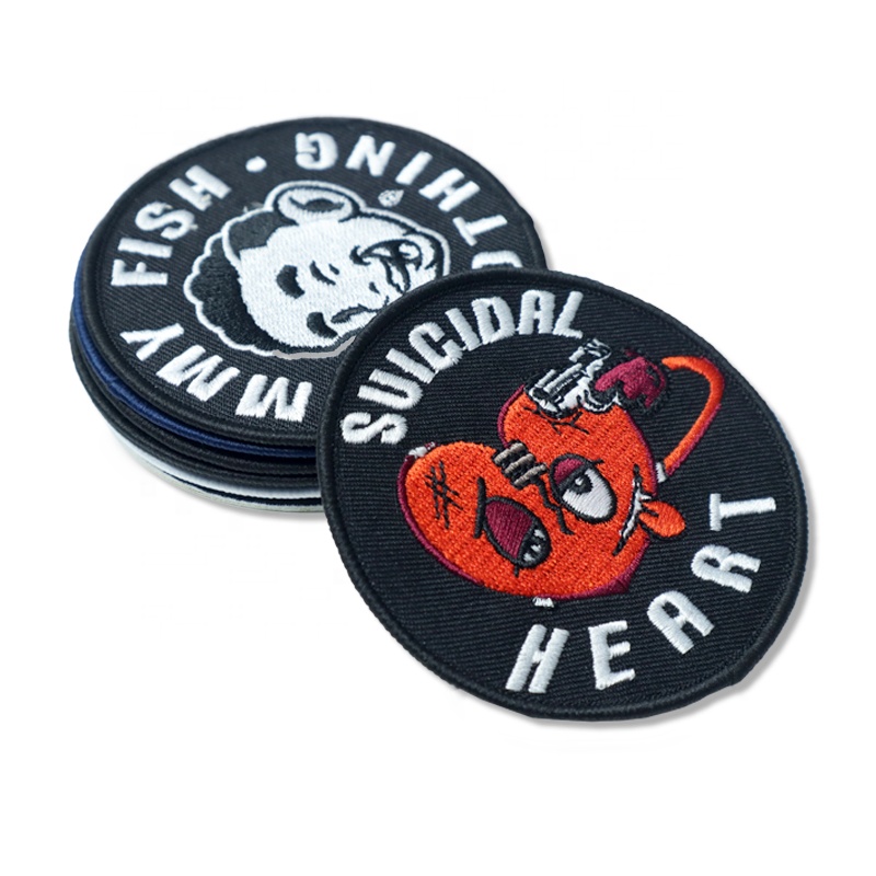 High Quality Animal Embroidered Custom Logo Design Patch Iron On Embroidery Patches For Clothing