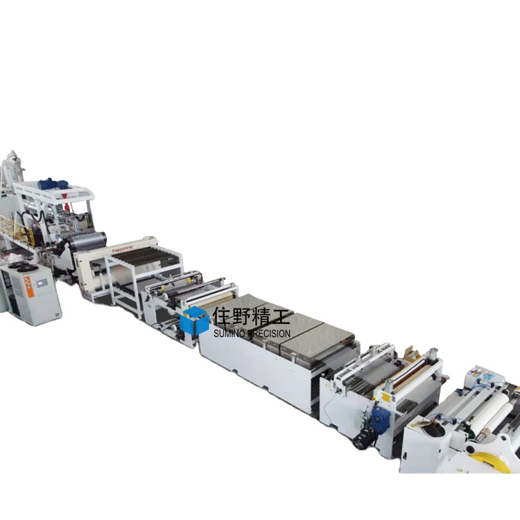 Factory direct PMMA HIPS PLA PS PP PET transparent plastic sheet extruder pp sheet extrusion line