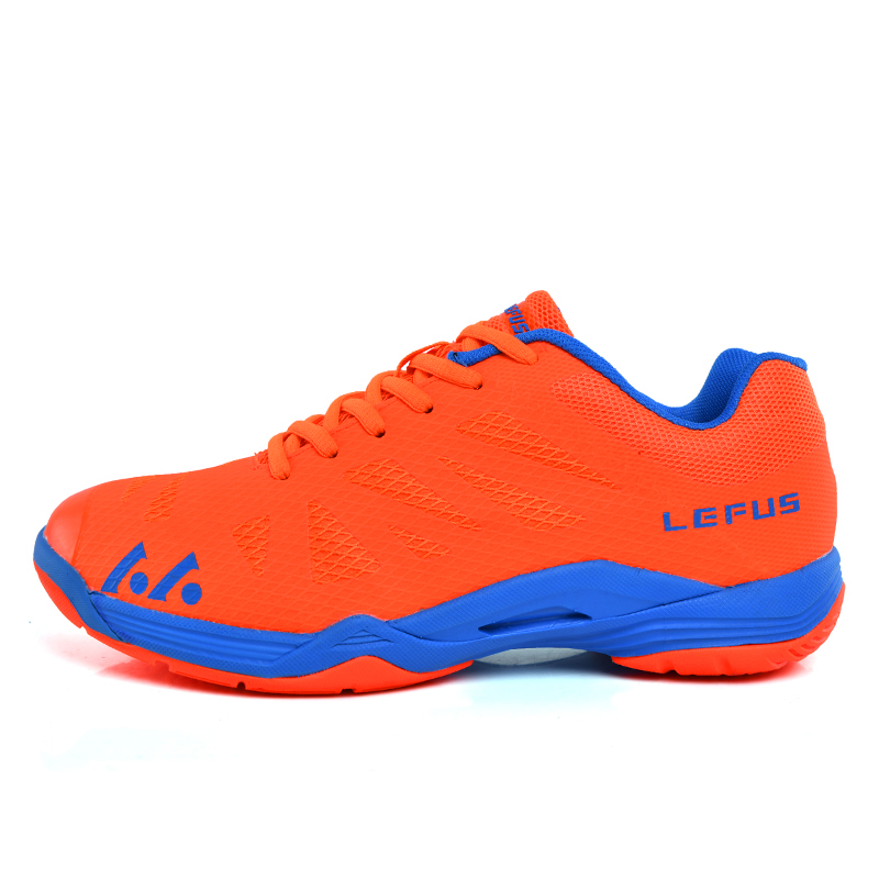 Mesh Leather+cloth Professional Training Men Sport Badminton Shoes For Women