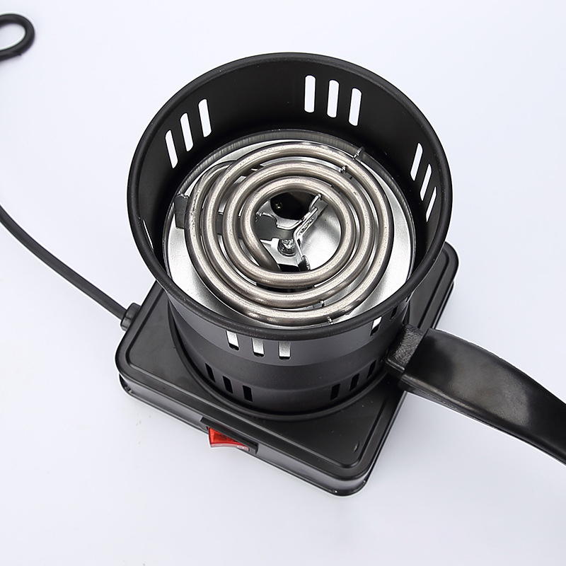 DD049 Wholesale Arab Cube Coconut Carbon Oven Shisha Point Charcoal Furnace Portable Heating Charcoal Stove