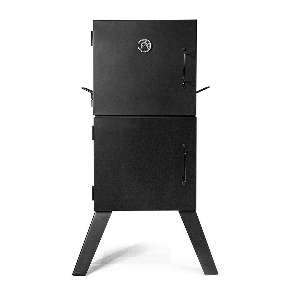 4-Rack Vertical Charcoal Smoker Outdoor BBQ Smoker, Vertical Food Smoker