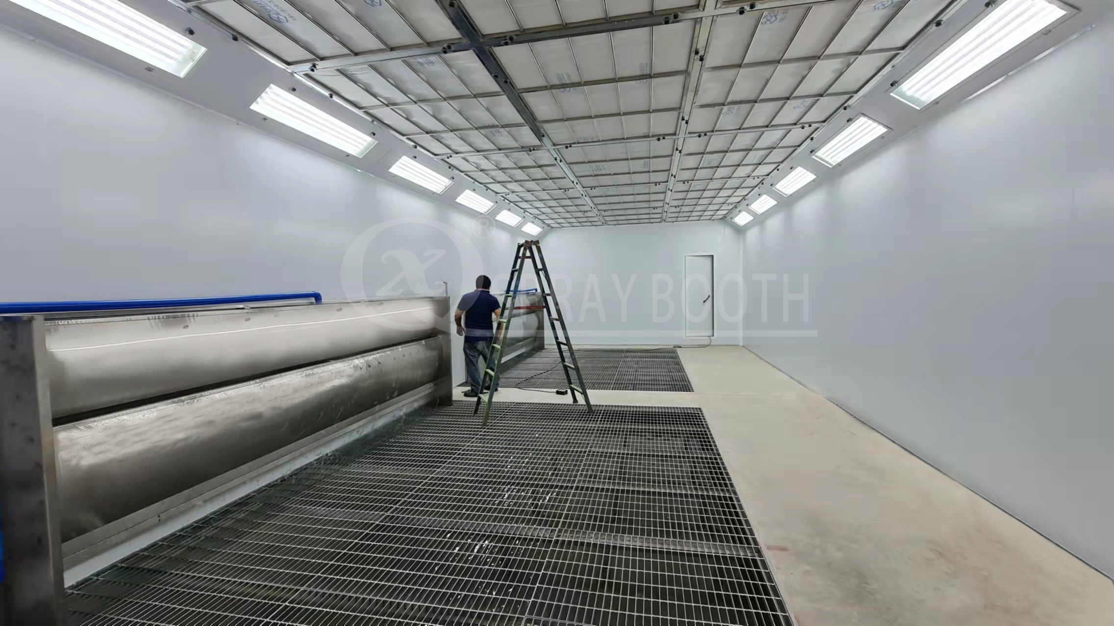 CE Approved Diesel Heating Auto Paint Booth