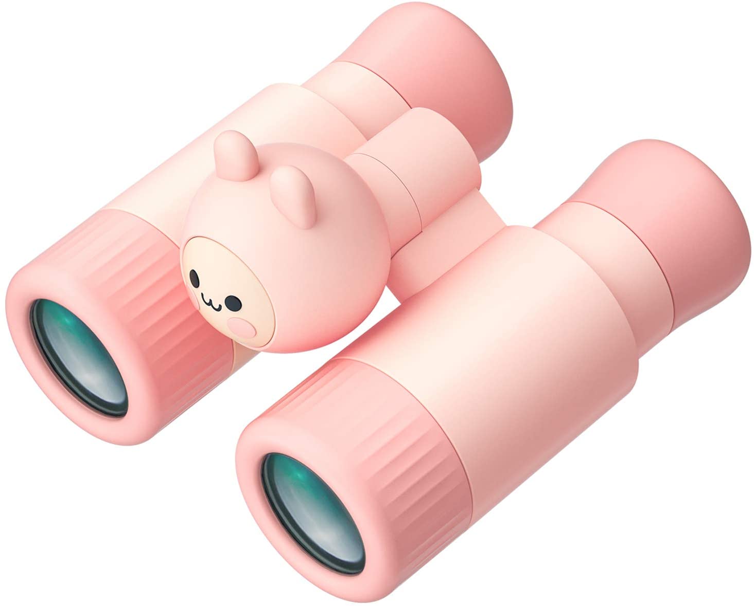 Hot selling 10X28 High Resolution Pink cute portable Mini Binoculars toy for kids outdoor playing