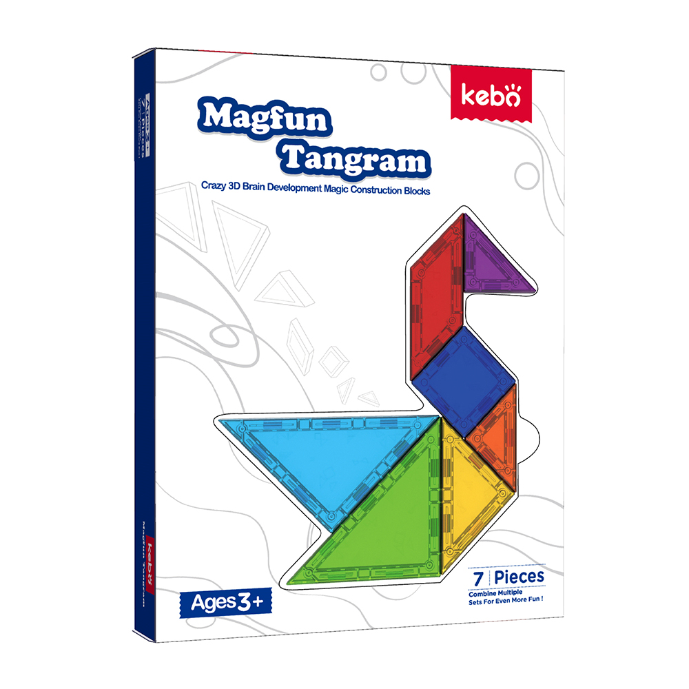 Магнитные Игрушки Tangram головоломки шаблон блоки