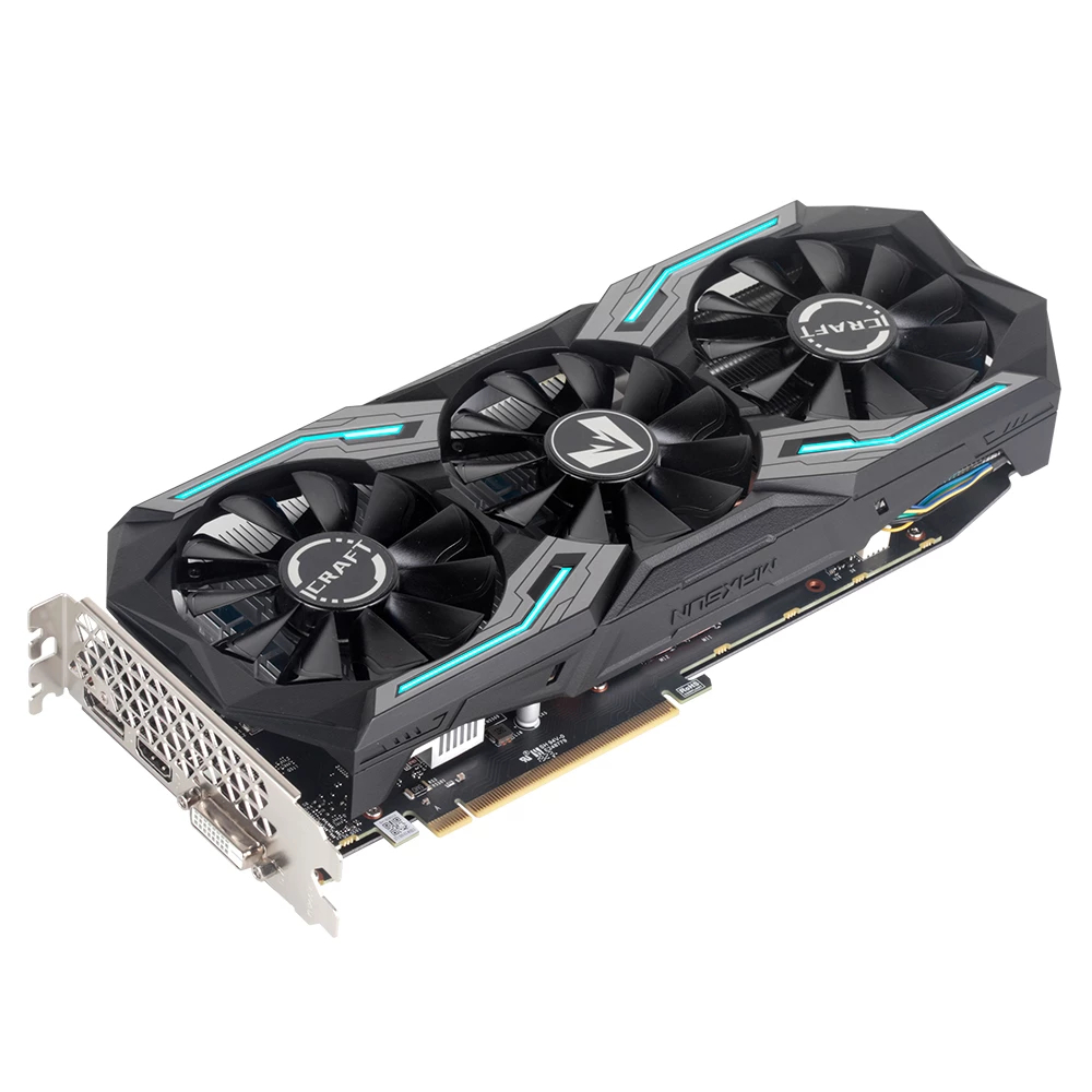 MAXSUN графические карты Nvidia Geforce RTX 2060 SUPER iCraft 8 Гб GDDR6 256Bit 8Pin GPU для игровых ноутбуков видеокарт настольных ПК