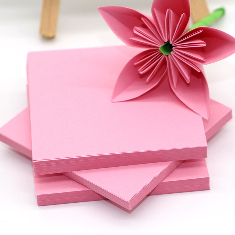 Factory Manufacturer 100% wood pulp A4 size 100 sheets pink paper color