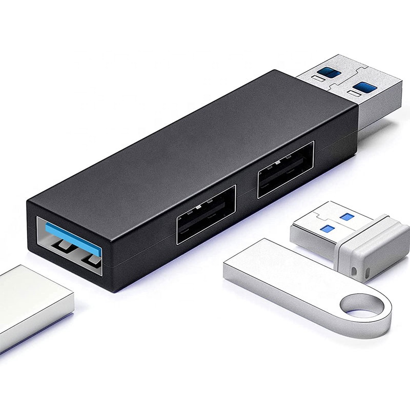 Amazon New Products TOP 10 Portable Mini Usb Splitter 3.0 Hub Hub Computer Multi-function 3 in1 Docking Station