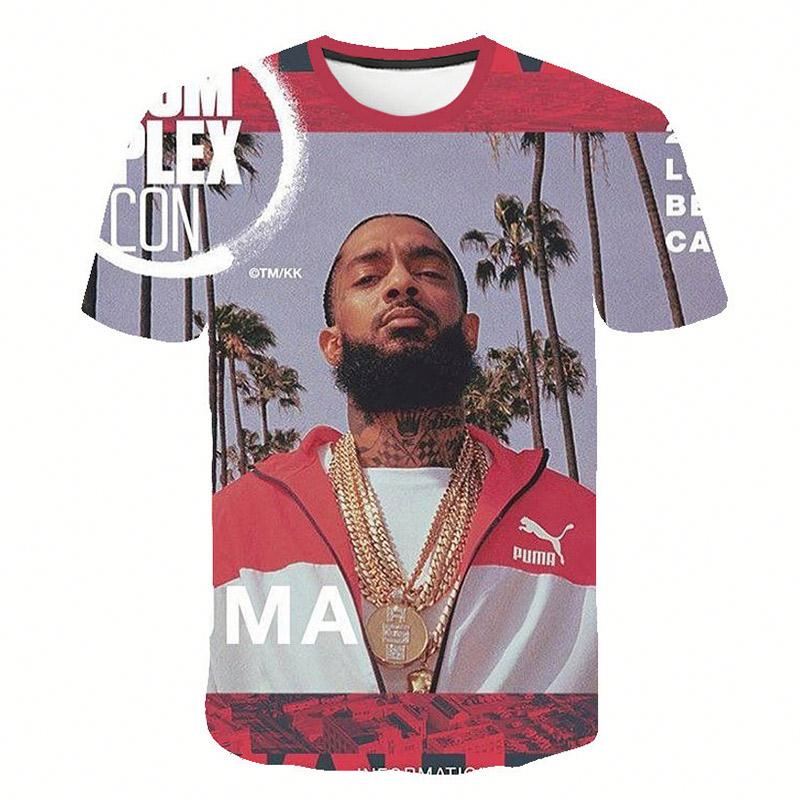 Футболки для мальчиков большого размера Nipsey Hussle высококачественные футболки мужские футболки с 3D принтом популярная в хип-хоп футболка с коротким рукавом для друзей