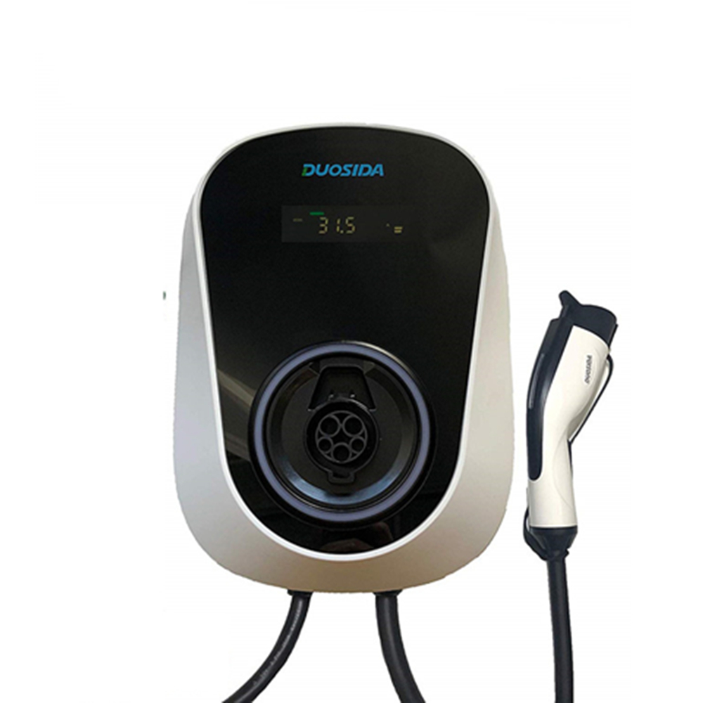 DUOSIDA EV зарядная станция 32A 7kW Wallbox, зарядное устройство для электромобиля с кабелем типа 2 IEC 62196-2 для Mercedes