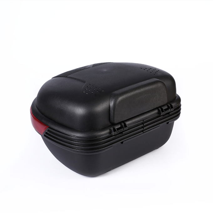 Hot sale Automobile accessories part Motor vehicle spare parts 35L Night reflection Double-deck Waterproof PP Motorcycle trunk