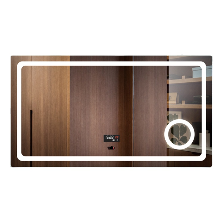 Yimilla Custom Bathroom LED Mirror Manufacturers Touch Screen Smart Mirror