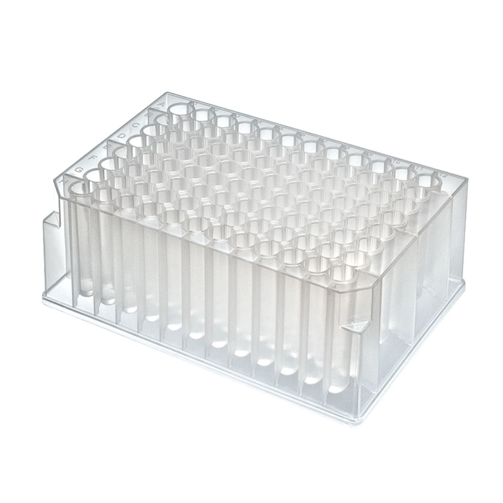 High Quality Clear Polypropylene Small Size and Long Life 96-Well Deep-Well Plate