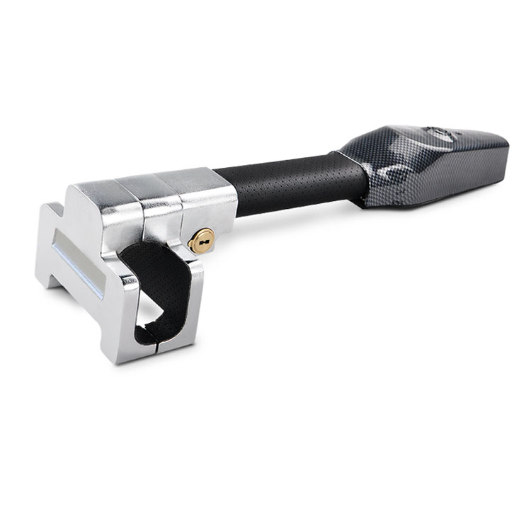 Car Steering Wheel Lock With Alarm Auto Anti Theft Locking Keys Security T-lock