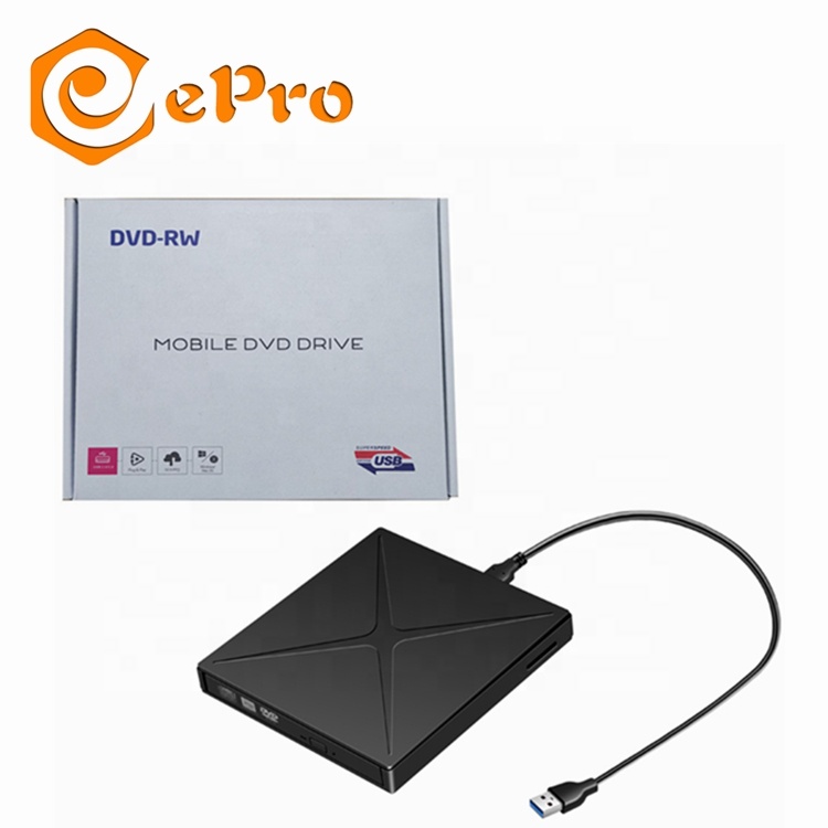 EDD20 USB 3,0 внешний дисковод DVD Type-C диск-бесплатная DVD ROM/CD-RW записывающийся-для чтения дисков DVD проигрыватель для портативного компьютера