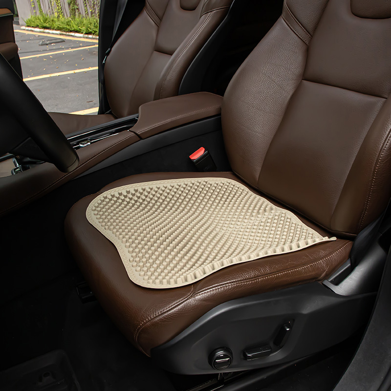 Summer ventilated all silicone material soft car seat cushion