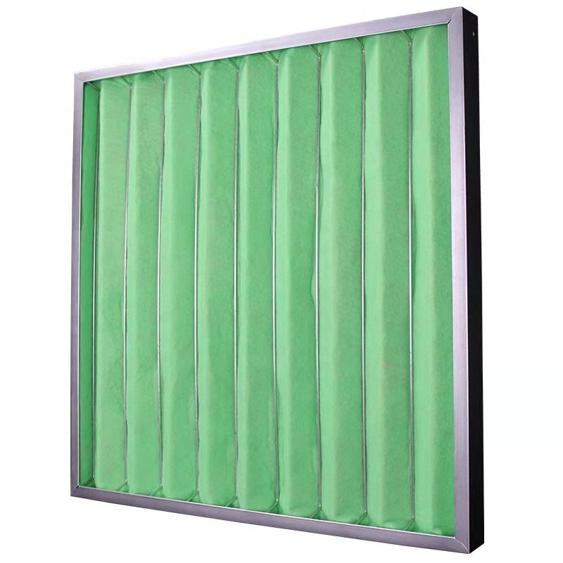 High-Quality Clean Room Hvac Panel Waved Filter Aluminium Alloy Frame Air Filter