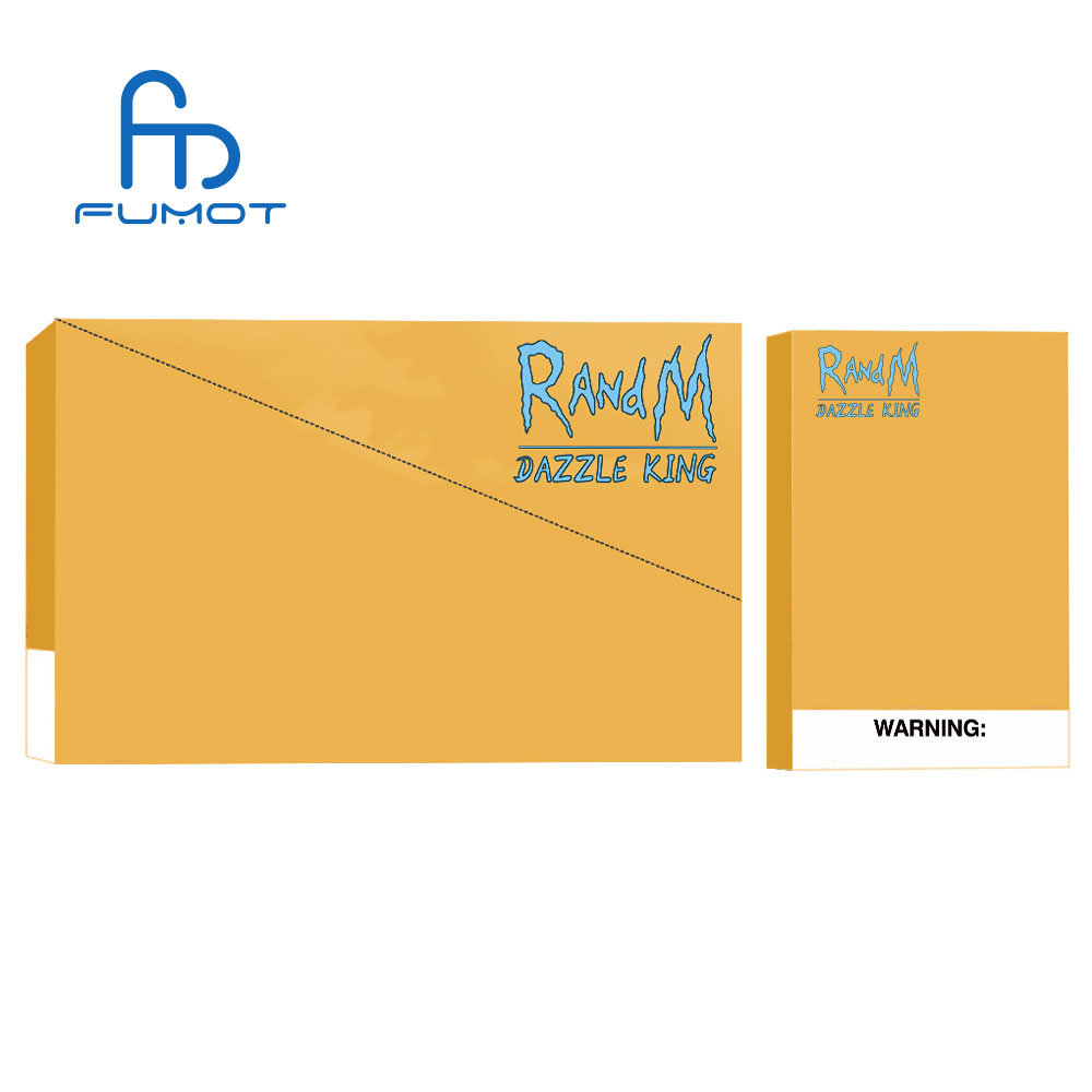 Лучшие продажи randm Dazzle King 3000 раз r и м перезаряжаемые прямые поставки 12 видов цветов коробка