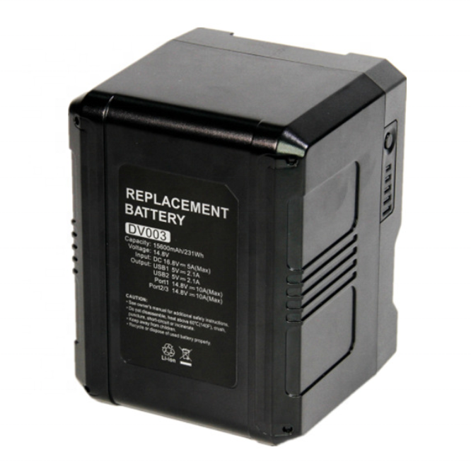 China manufacture high capacity 300wh v lock batterie cells for power supply system monitor