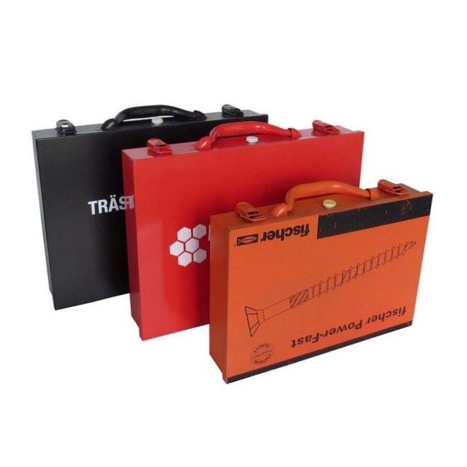 Manufacturer Excellent Quality Metal Screw Tool Box with spring automatic locking mechanism