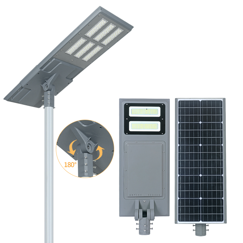ALLTOP высококачественное освещение для двора ip65 smd 50 Вт 100 Вт 150 Вт 200 Вт встроенное все в одном светодиодное солнечное уличное освещение