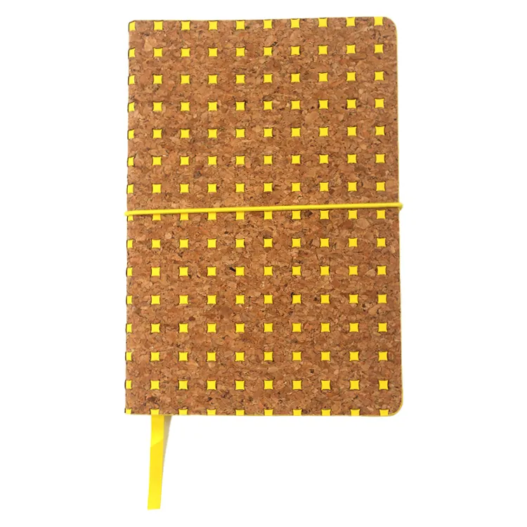 Cheap hot sale top quality khaki thick spot school journalhardcover notebook