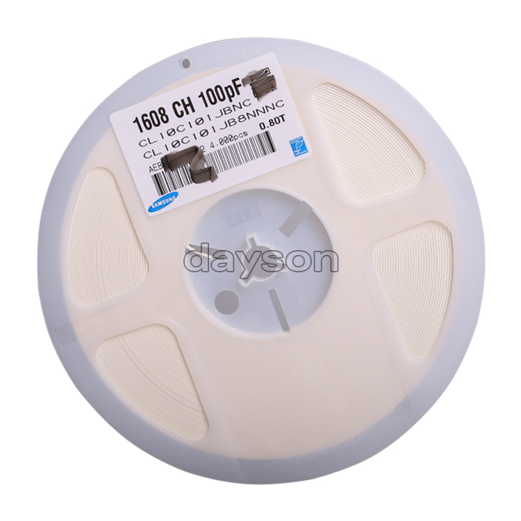 Микроконденсатор MLCC CL10C101JB8NNNC 0603 NPO 100PF 50 в 5%