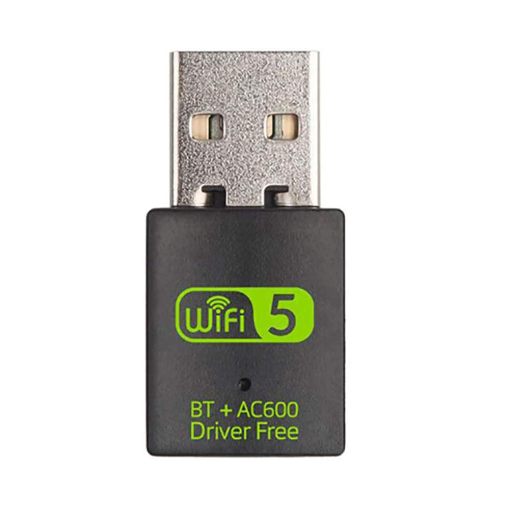 USB Wi-Fi адаптер 600 Мбит/с, двухдиапазонный адаптер 4,2, беспроводная сетевая карта, подходит для настольного ПК, ноутбука, нано-приемник