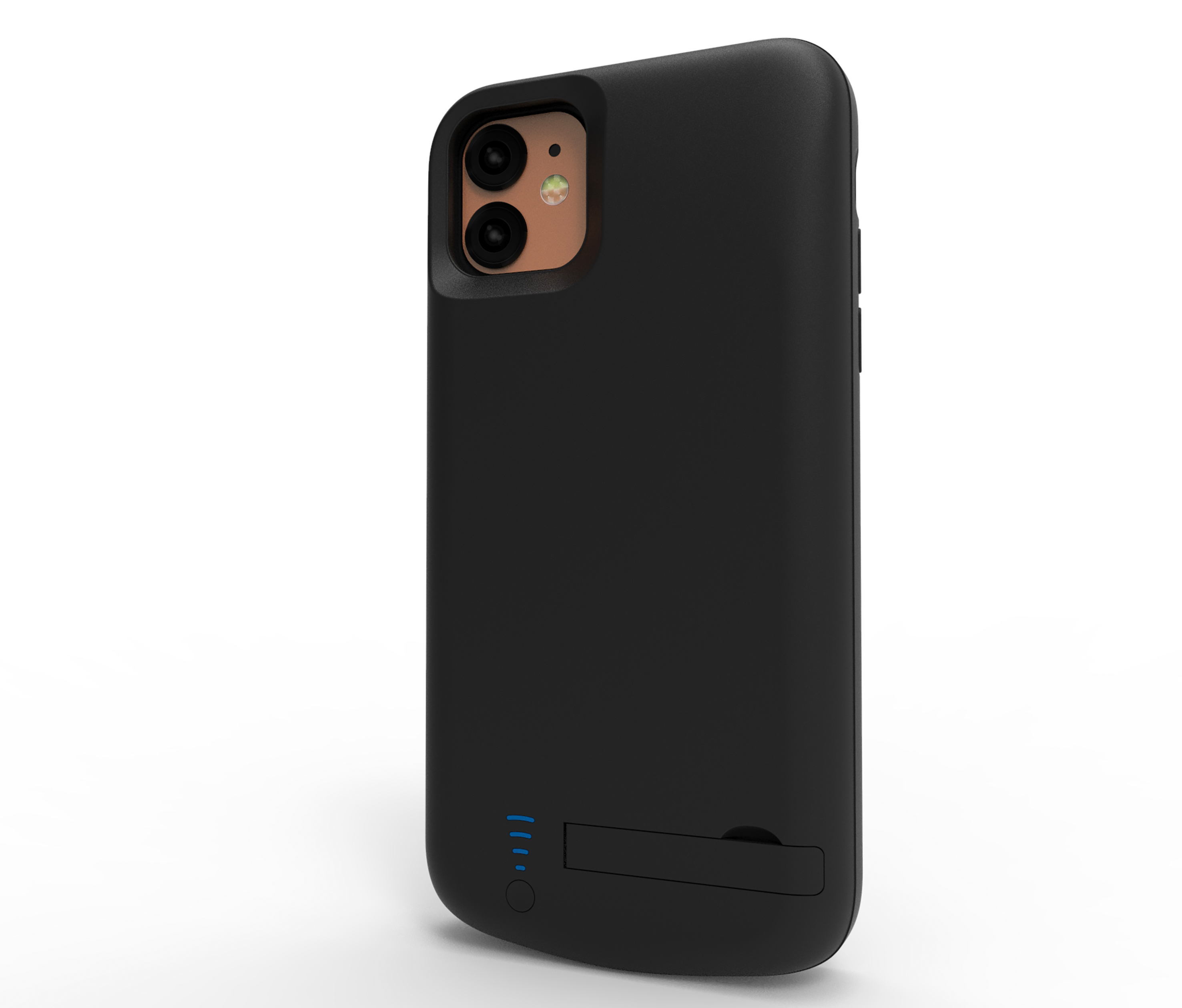Аккумуляторный чехол для iphone 11, перезаряжаемый внешний аккумулятор, 6000 мАч, большая емкость, с подставкой