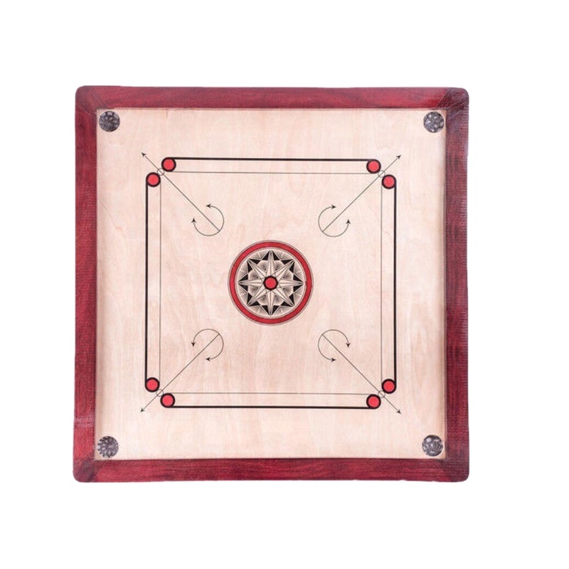 Большая деревянная настольная игра Carrom с монетами и страусами, веселая с семьей и друзьями
