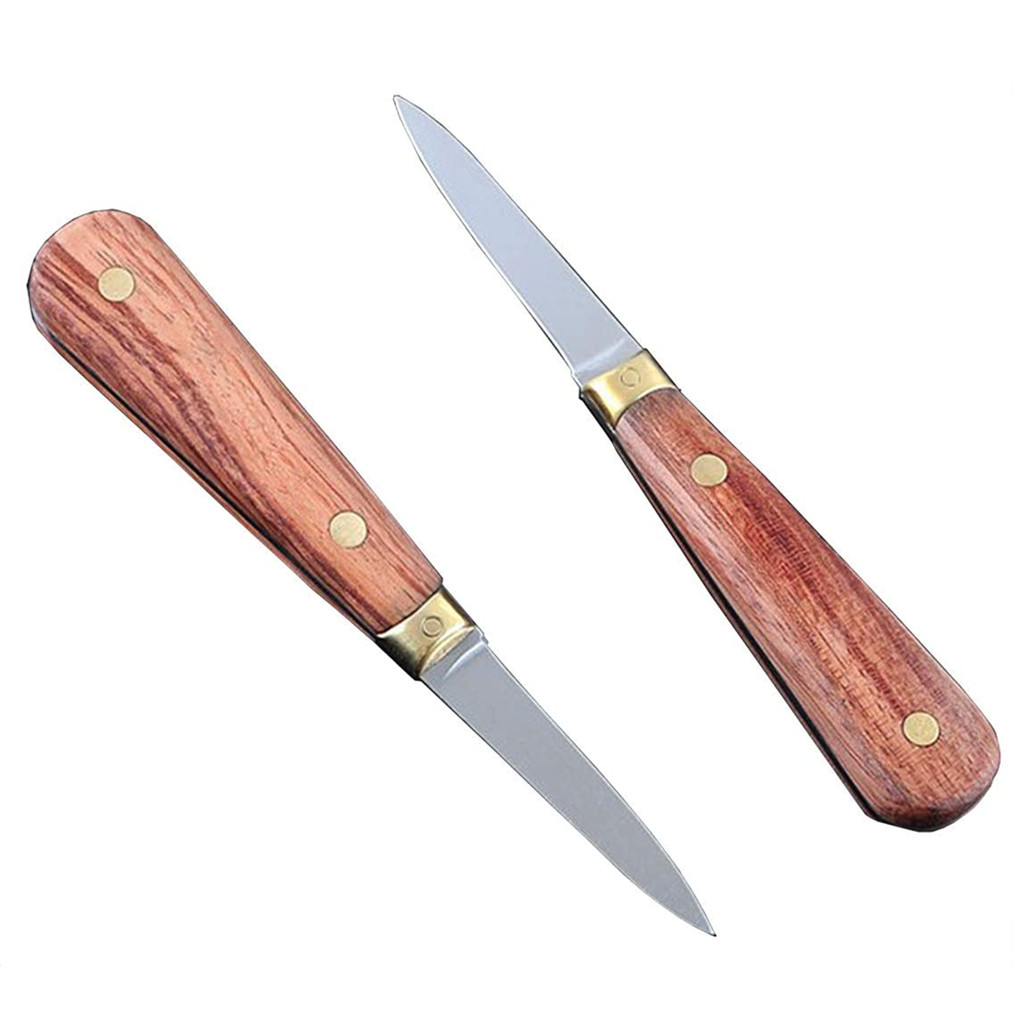 Oyster Shucking Knife Oyster Knife oyster knife shucker Not Easy To Break And Bend With Redwood Handle