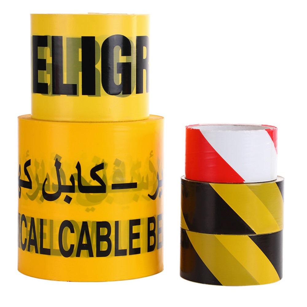 Safety Danger Route Warning Road Polyester Red White Caution Security Barriers Signal Tape With Logo