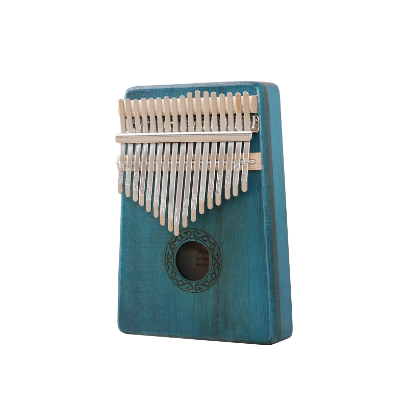 17 Key All Solid Mahogany Finger Piano Thumb Piano Kalimba