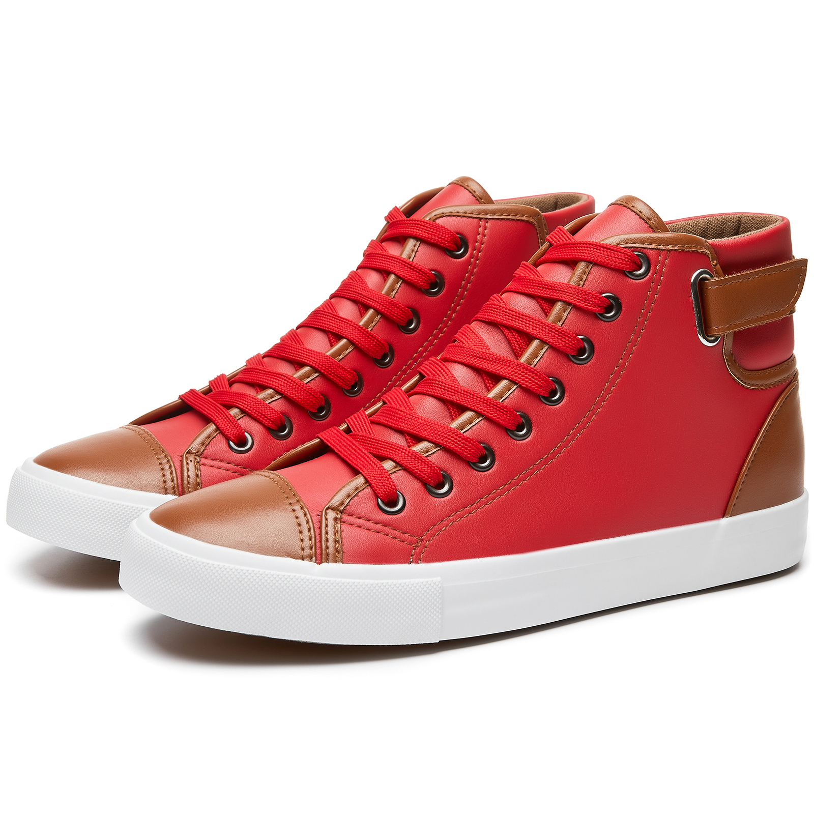 Factory Wholesale Custom Fashion Trend Canvas Pu Casual Patchwork shoes Non-slip Waterproof Canvas shoes For Outdoor Walking