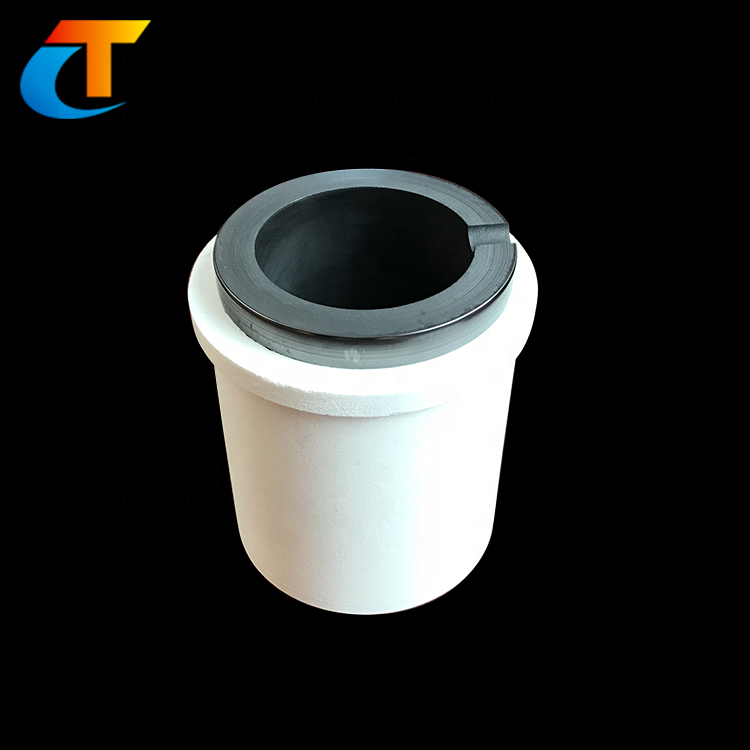 Machining factory custom high pure graphite crucible and quartz crucible